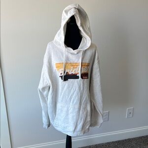 Men’s Bridger Brewing The Montana Beer Novelty hoodie sweatshirt Size XL